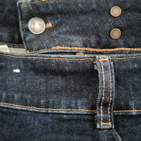 AEO || 12 Reg Dark Blue Kick Boot Super Stretch Denim Jeans - Picture 8 of 9